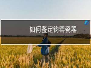 如何鉴定钧窑瓷器