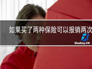 如果买了两种保险可以报销两次吗