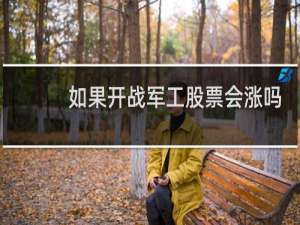如果开战军工股票会涨吗