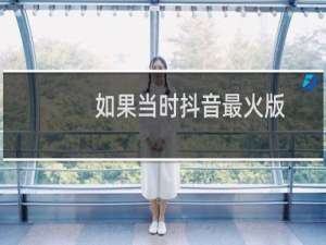 如果当时抖音最火版