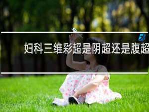 妇科三维彩超是阴超还是腹超