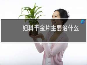 妇科千金片主要治什么