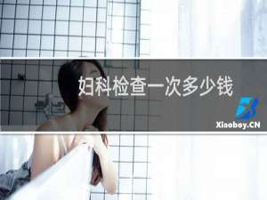 妇科检查一次多少钱