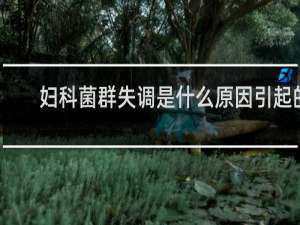 妇科菌群失调是什么原因引起的