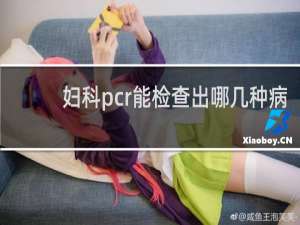 妇科pcr能检查出哪几种病