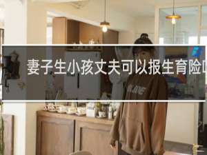 妻子生小孩丈夫可以报生育险吗