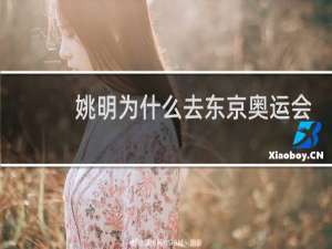 姚明为什么去东京奥运会