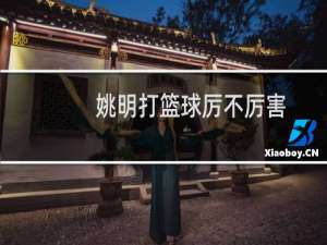 姚明打篮球厉不厉害