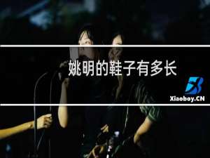 姚明的鞋子有多长