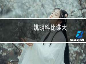 姚明科比谁大