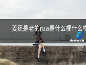 姜还是老的rua是什么梗什么梗