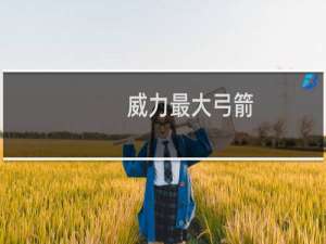 威力最大弓箭
