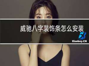 威驰八字装饰条怎么安装