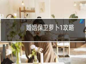 婚姻保卫萝卜1攻略