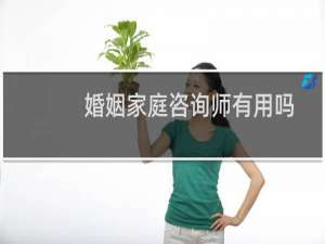 婚姻家庭咨询师有用吗