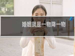 婚姻就是一物降一物