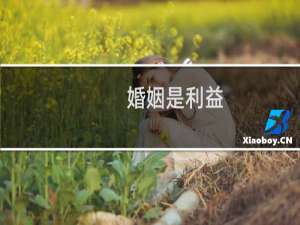 婚姻是利益