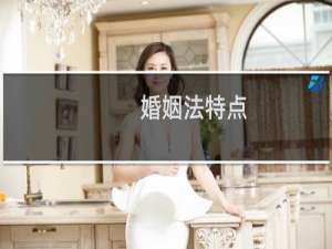 婚姻法特点