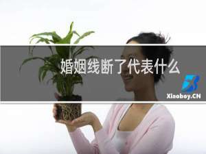 婚姻线断了代表什么