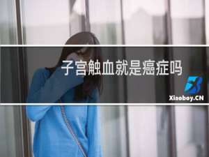 子宫触血就是癌症吗