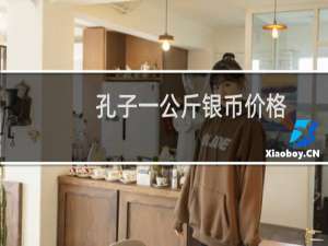 孔子一公斤银币价格