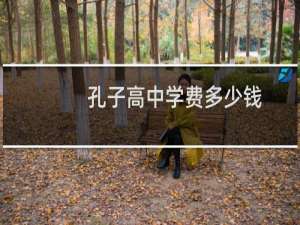 孔子高中学费多少钱