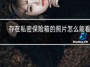 存在私密保险箱的照片怎么能看见