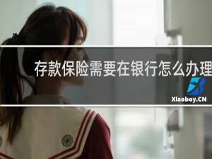 存款保险需要在银行怎么办理