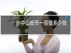 孙中山纸币一百值多少钱
