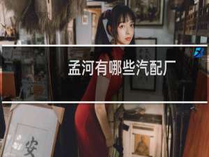 孟河有哪些汽配厂