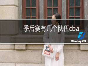 季后赛有几个队伍cba