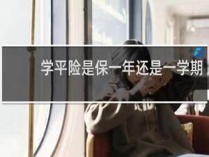 学平险是保一年还是一学期