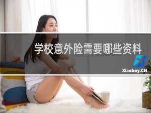 学校意外险需要哪些资料