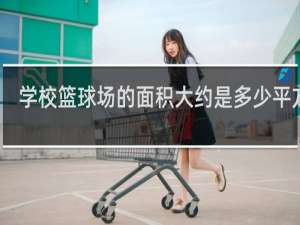 学校篮球场的面积大约是多少平方米