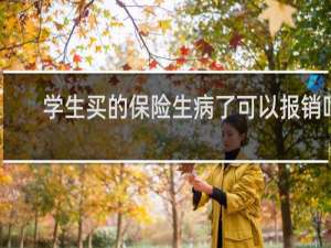 学生买的保险生病了可以报销吗