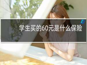 学生买的60元是什么保险