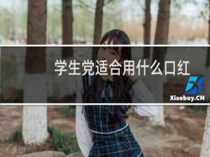 学生党适合用什么口红