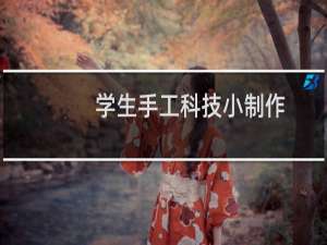 学生手工科技小制作