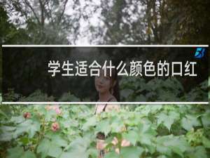 学生适合什么颜色的口红