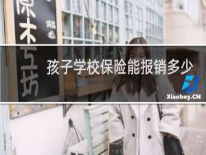 孩子学校保险能报销多少