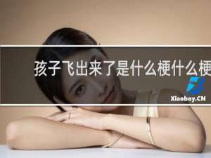 孩子飞出来了是什么梗什么梗