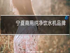宁夏商用纯净饮水机品牌