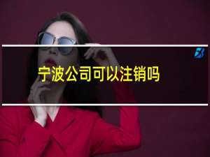 宁波公司可以注销吗