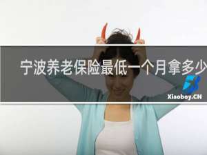 宁波养老保险最低一个月拿多少钱