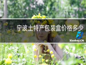 宁波土特产包装盒价格多少