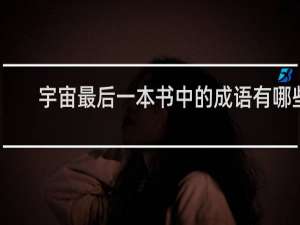宇宙最后一本书中的成语有哪些