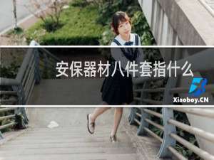 安保器材八件套指什么