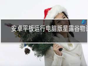 安卓平板运行电脑版星露谷物语