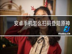 安卓手机怎么扫码登陆原神