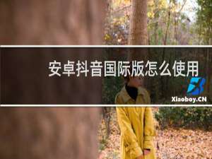 安卓抖音国际版怎么使用